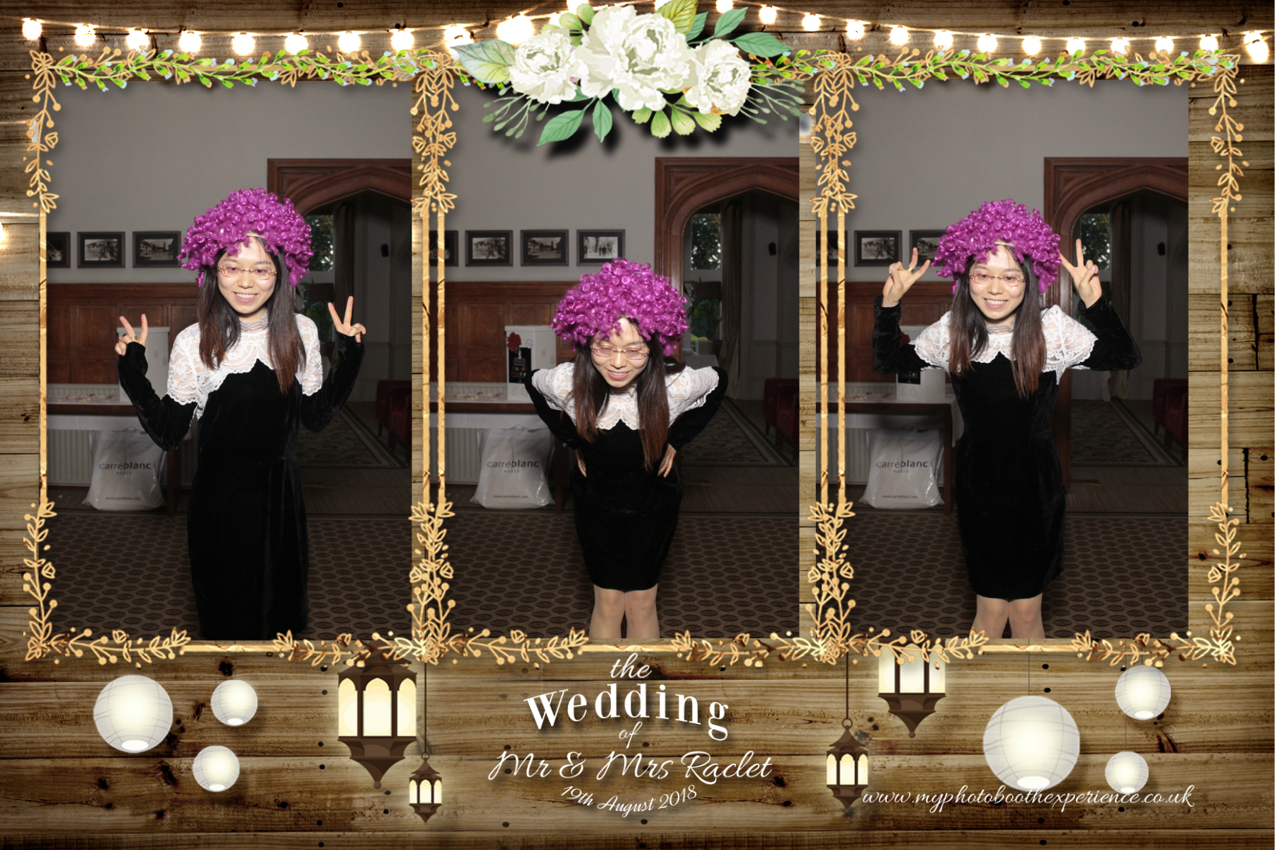Mr & Mrs Raclet | View more photos from the event at gallery.myphotoboothexperience.co.uk/u/MyPhotoBoothExperienceLtd/Mr-Mrs-Raclet